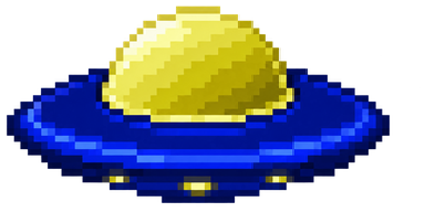 Blue Saucer player ship